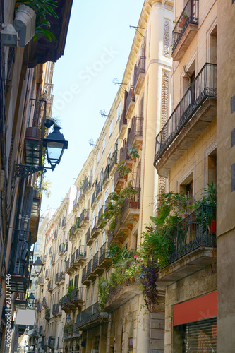 Narrow street in old city © Pixel-Shot