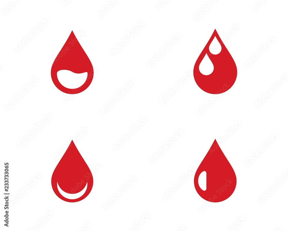 Blood Logo vector icon illustration design Blood Logo vector icon illustration design