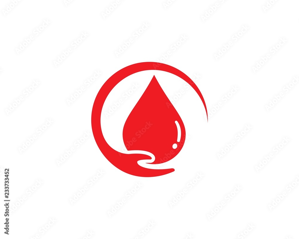 Blood Logo vector icon illustration design Blood Logo vector icon illustration design