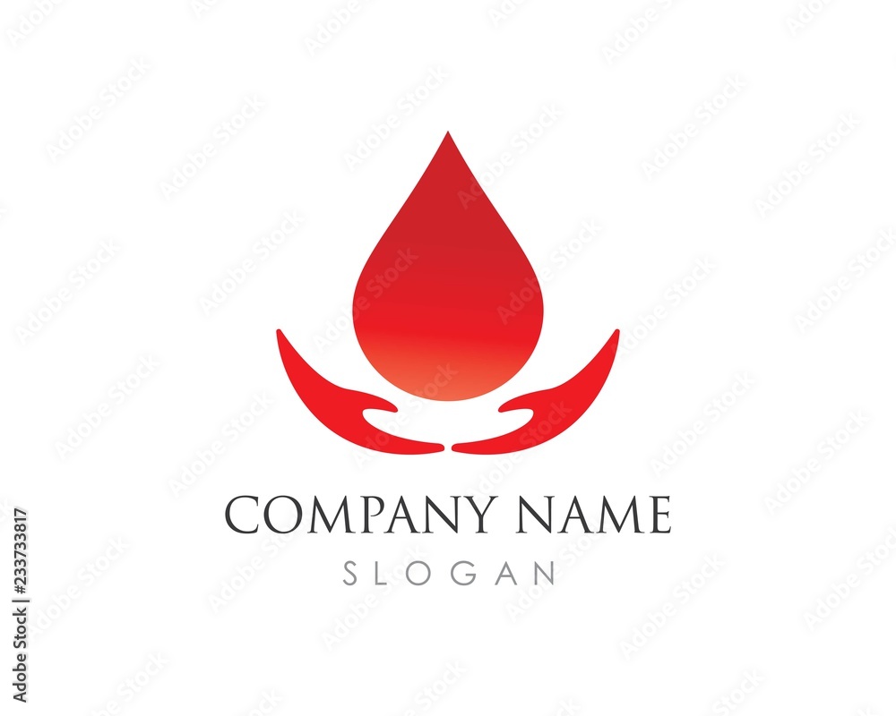 Blood Logo vector icon illustration design Blood Logo vector icon illustration design