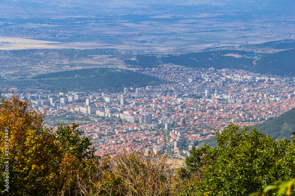 Town of Sliven, view from Karandila