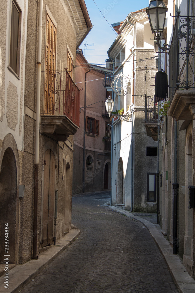 Borgo antico di Bagnoli Irpino, Avellino, Italy