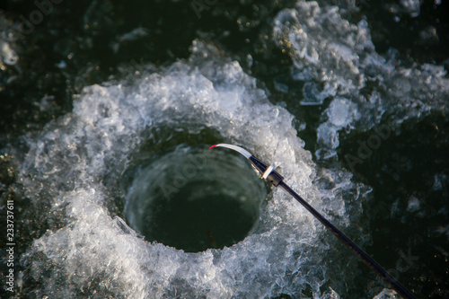 winter rod in the hole photo