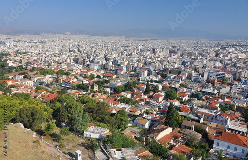 Ariel view of Athens, Greece