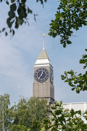 City Clock Tower at Krasnoyarsk City Administration (Krasnoyarsk Big Ben) photo