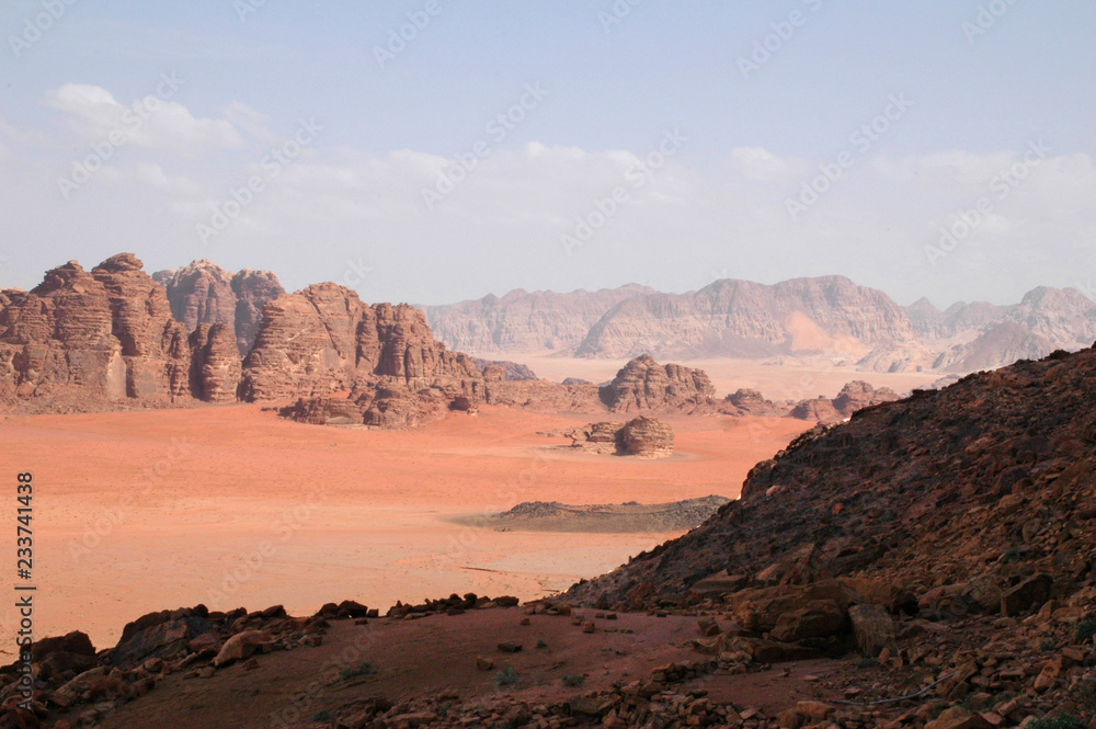 Fototapeta premium Wadi Rum in Jordan 