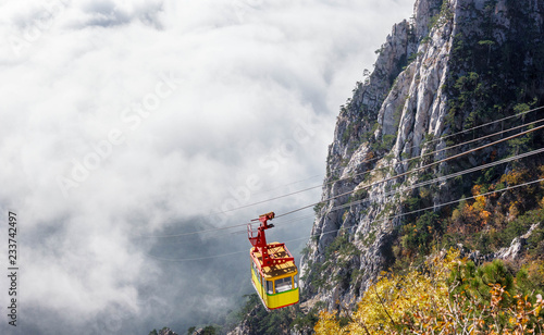 Cableway Mishor - Ai-Petri, Crimea photo