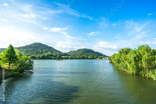 landscape of weest lake in hangzhou china