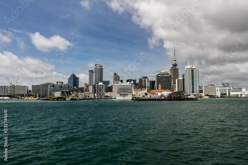 Skyline of Auckland  North Island  New Zealand - the largest and most populous urban area in the country