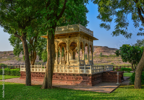 Ancient temple in Jodhpur, India photo