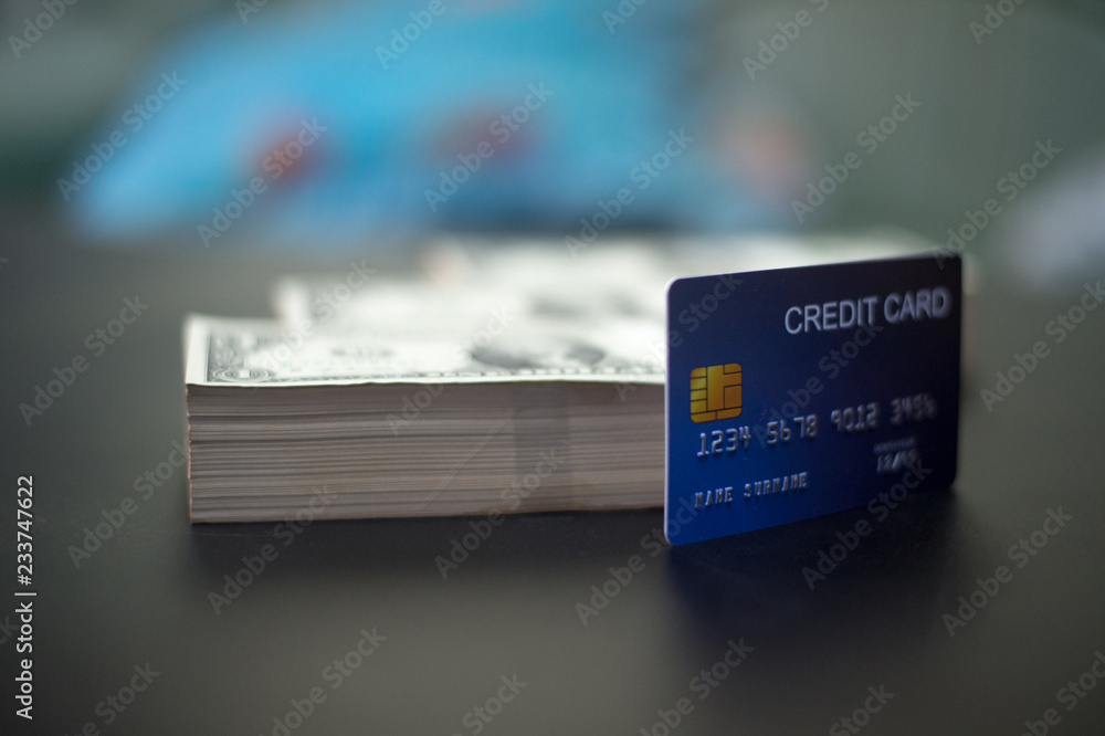 Credit Cards and Cash in Dollars Credit Cards and Cash in Dollars