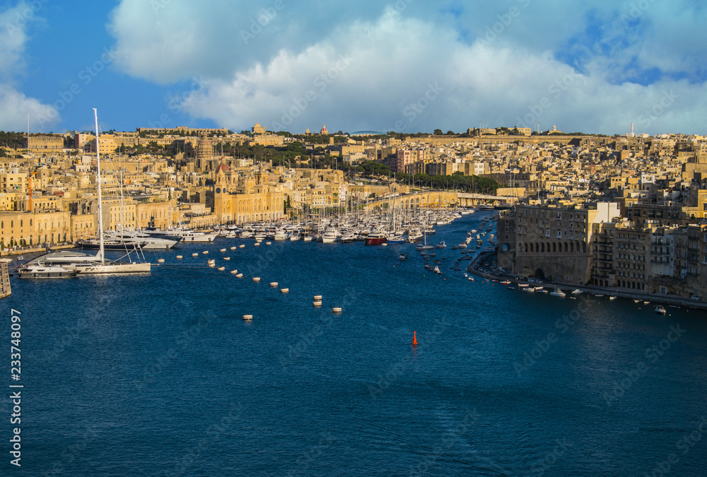 View of a Marina in Malta