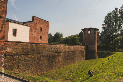 Cuadro en lienzo Legnano, Milan - Italy - fields and panorama