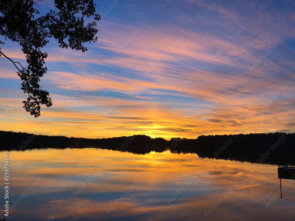 Fototapeta premium The Sky Ablaze