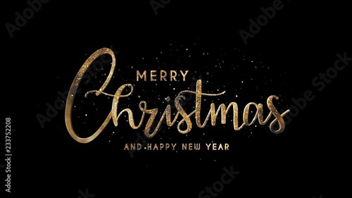 Merry Christmas and Happy New Year + Alpha Channel photo