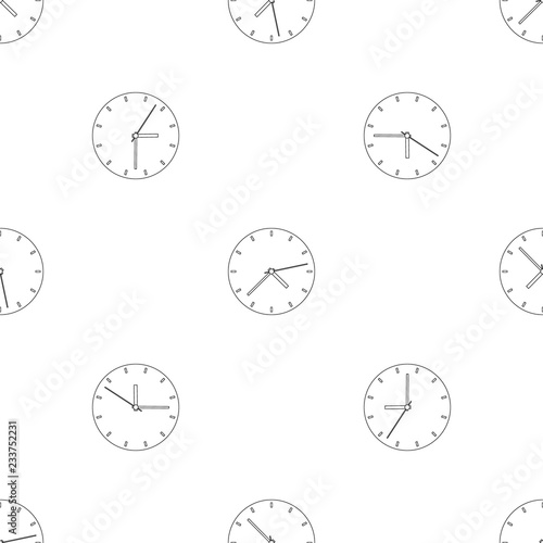 Fine clock pattern seamless vector repeat geometric for any web design