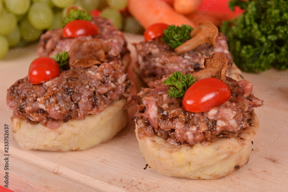 Farcies de viande de boeuf Farcies de viande de boeuf