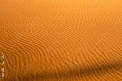 Sand texture of Sahara desert, Morocco © ivanka84