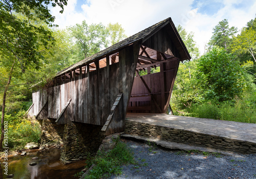 Obraz na plátně Pisgah covered bridge