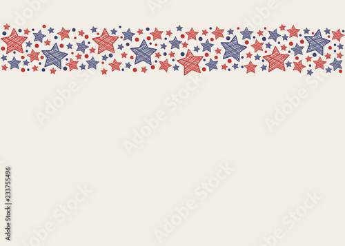 Christmas greeting card with decorative snowflakes. Vector.