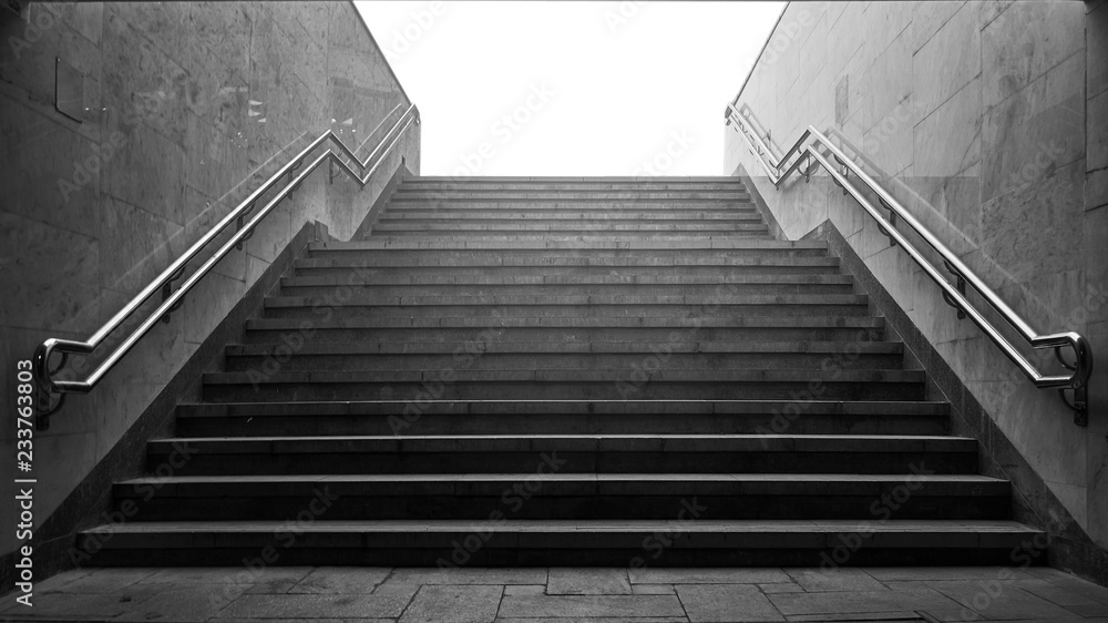 stairs from the subway