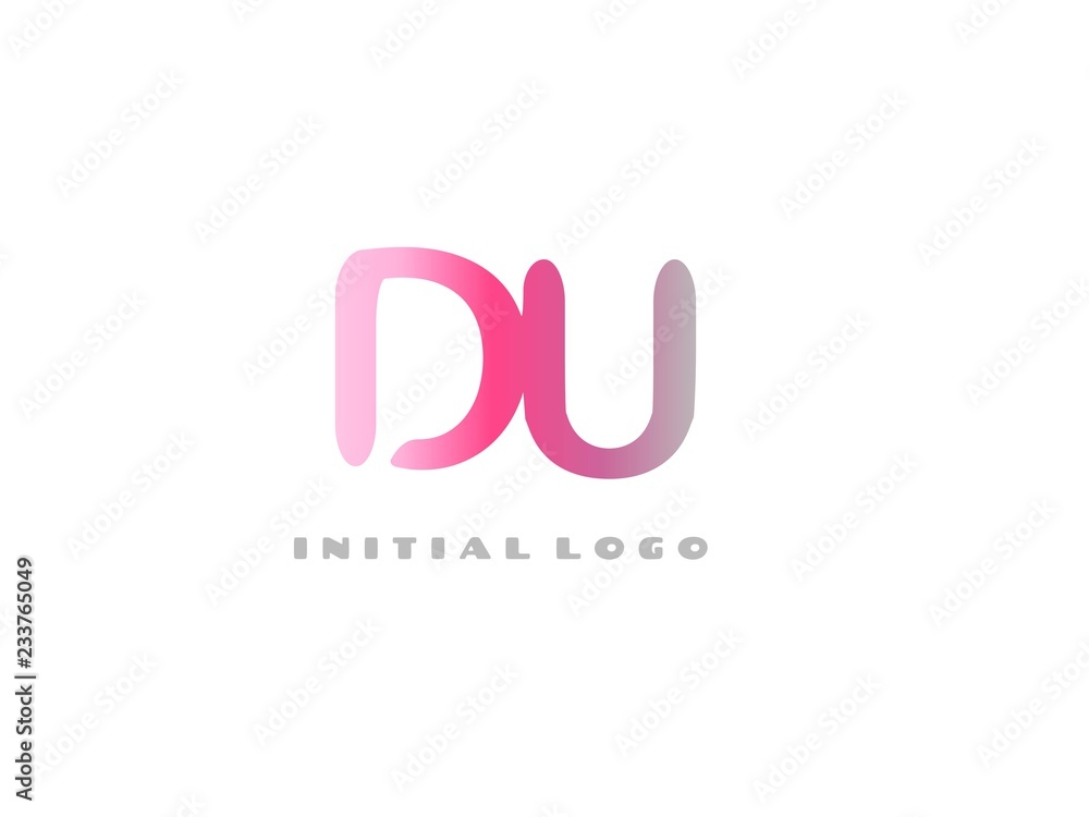 DU Initial Logo for your startup venture DU Initial Logo for your startup venture