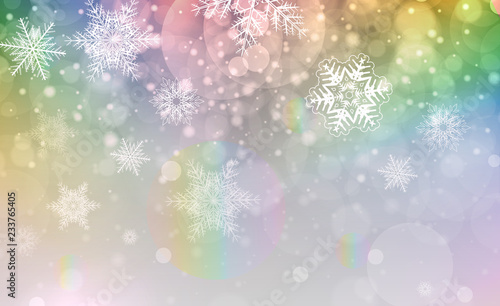 Christmas background with snowflakes