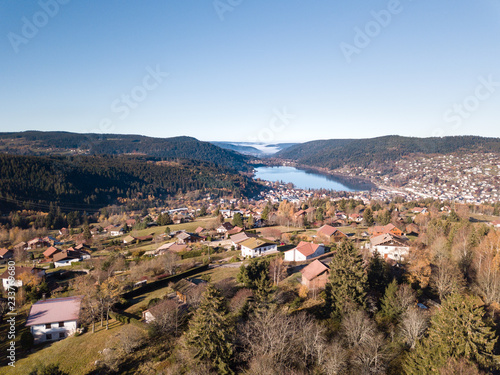 Vogesen Frankreich Gerardmer von oben / Luftbilder