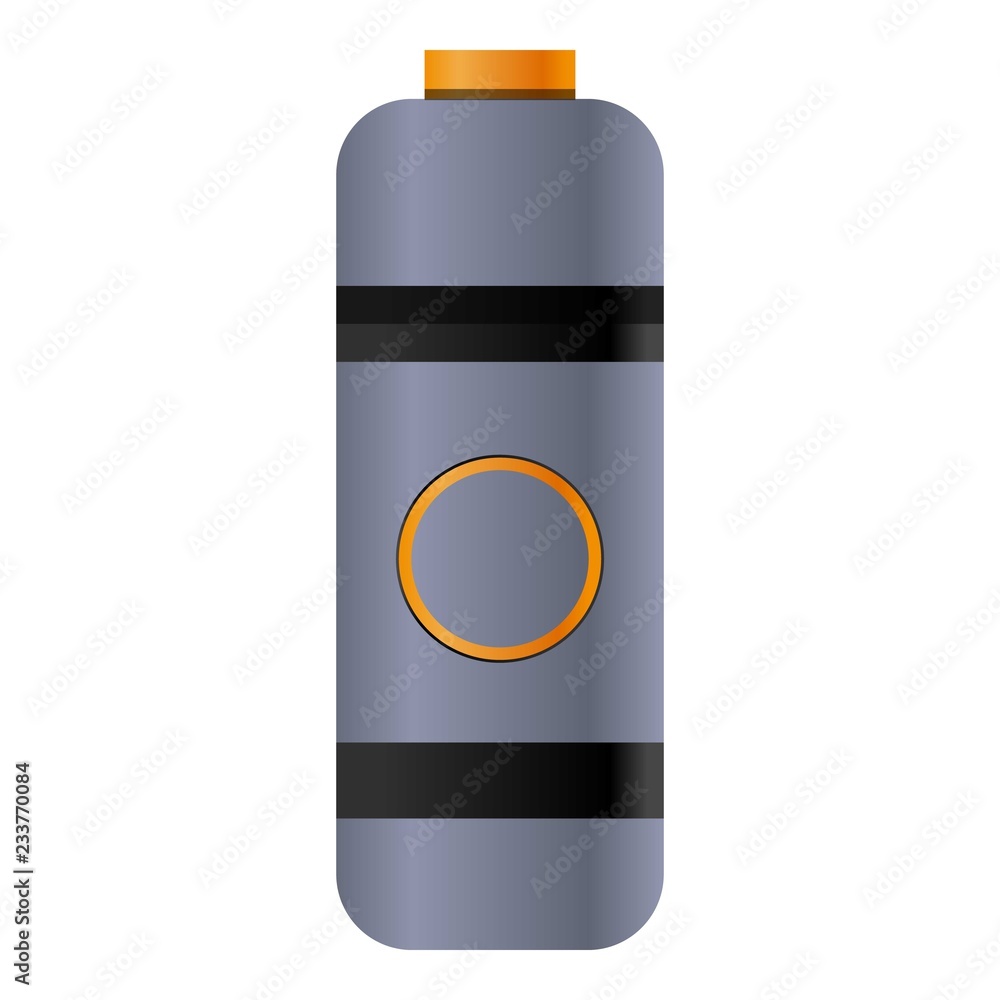 Water thermos bottle icon. Cartoon of water thermos bottle vector icon for web design isolated on white background Water thermos bottle icon. Cartoon of water thermos bottle vector icon for web design isolated on white background