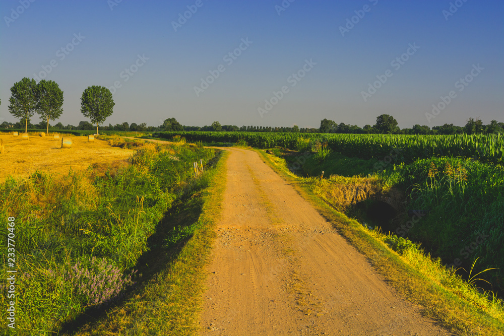 Obraz premium Milan, Italy - panorama in the countryside