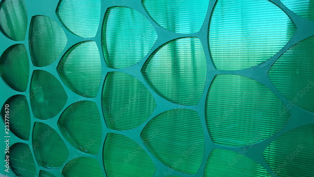 Beautiful view of Geometric River Face Pattern Wall