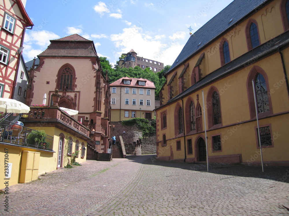 Kilianskapelle und Stiftskirche in Wertheim