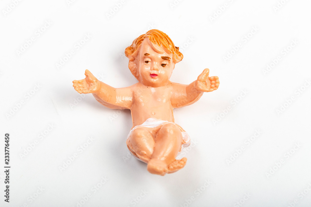 Gesù Bambino su sfondo bianco Gesù Bambino su sfondo bianco