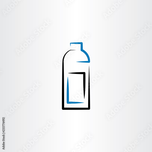 bottle icon symbol line vector