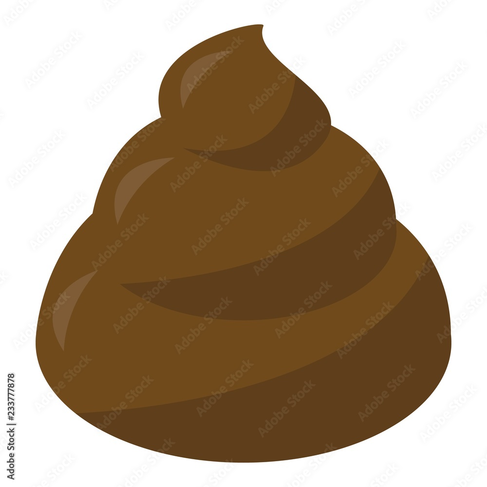 Shit icon. Isometric of shit vector icon for web design isolated on white background Shit icon. Isometric of shit vector icon for web design isolated on white background