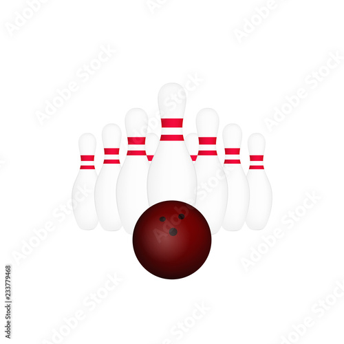 Bowling club icon