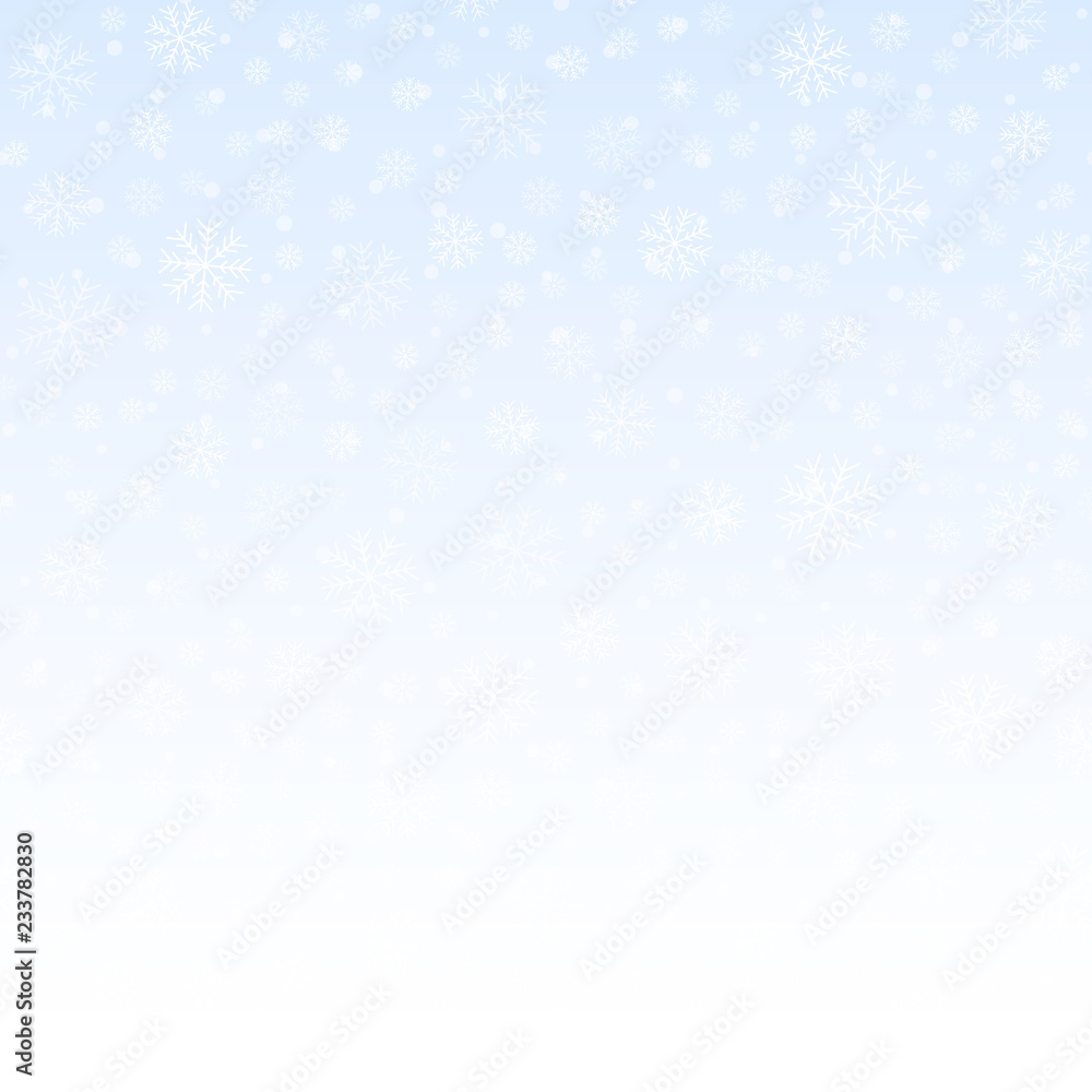 Snowflakes background pattern