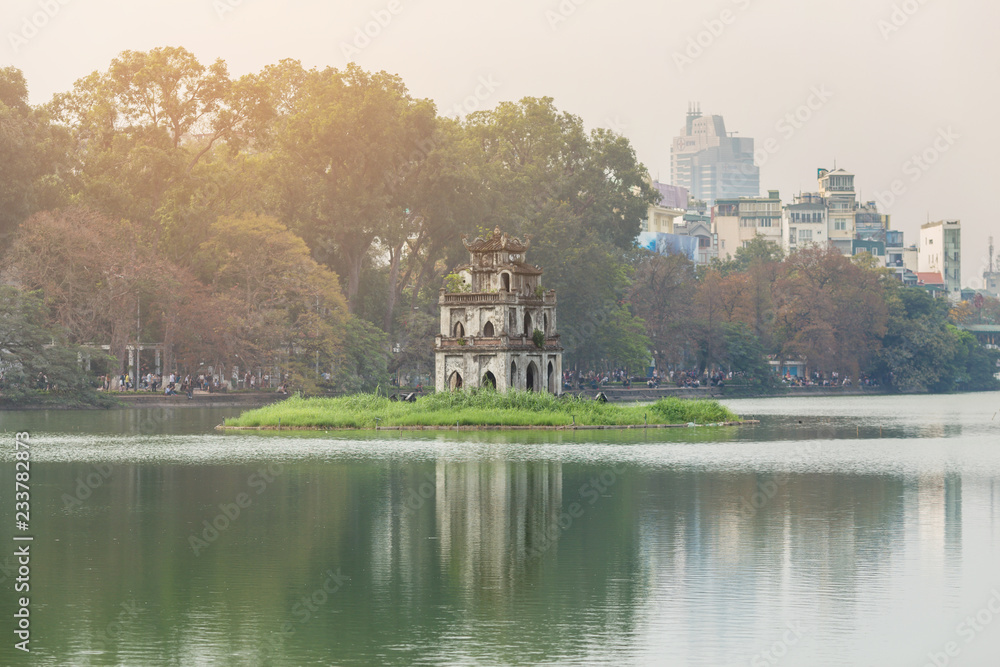 Fototapeta premium Hoan Kiem Lake, HaNoi, VietNam