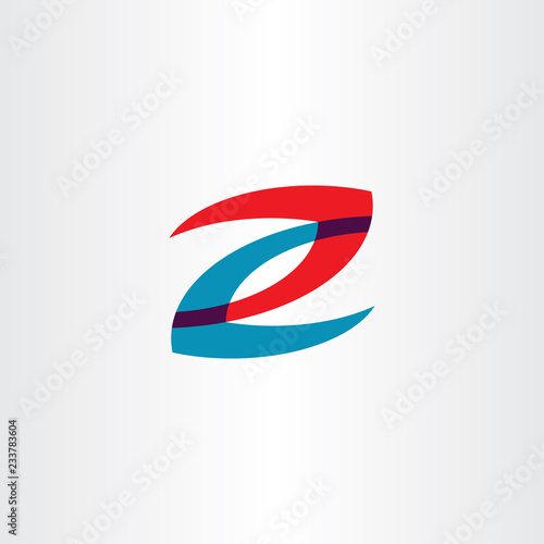 Free Download red blue z logo letter symbol icon element - GFXLoad