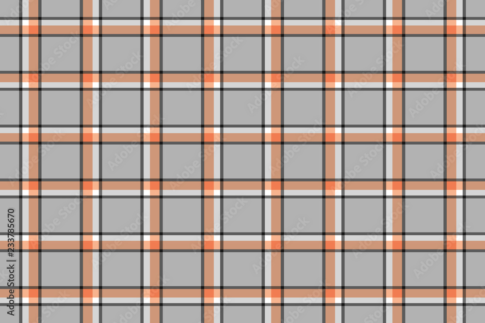 Fototapeta premium checkered background of stripes in apricot, black, gray and white