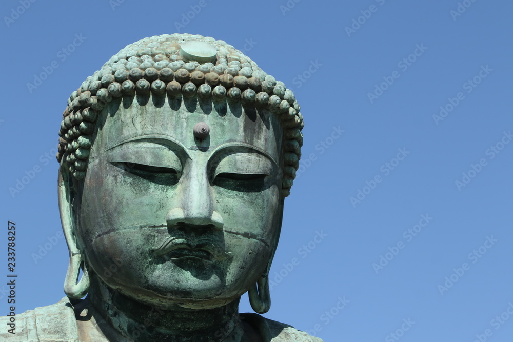 Daibutsu, Great Buddha statue at Kotoku-in temple, Kamakura, Kanagawa Prefecture, Japan