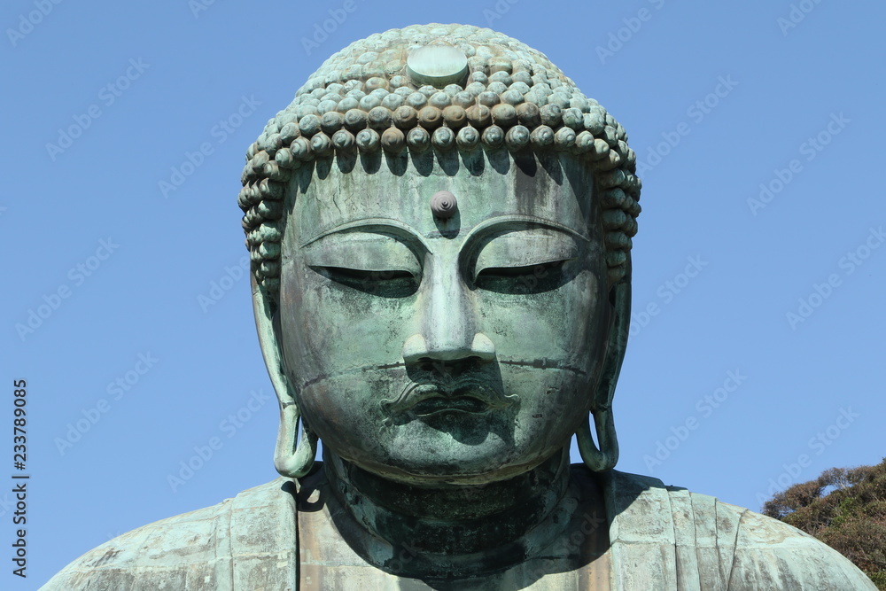Daibutsu, Great Buddha statue at Kotoku-in temple, Kamakura, Kanagawa Prefecture, Japan
