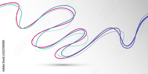 sfondo, grafica, linee, ondeggiate, onda