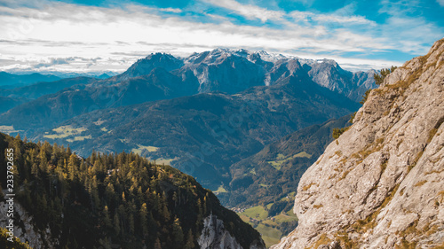 Beautiful alpine view at Eisriesenwelten-Werfen-Salzburg-Austria photo