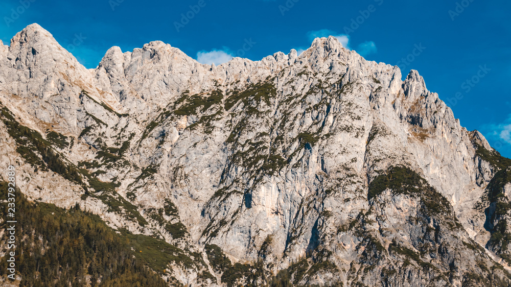 Beautiful alpine view at Eisriesenwelten-Werfen-Salzburg-Austria