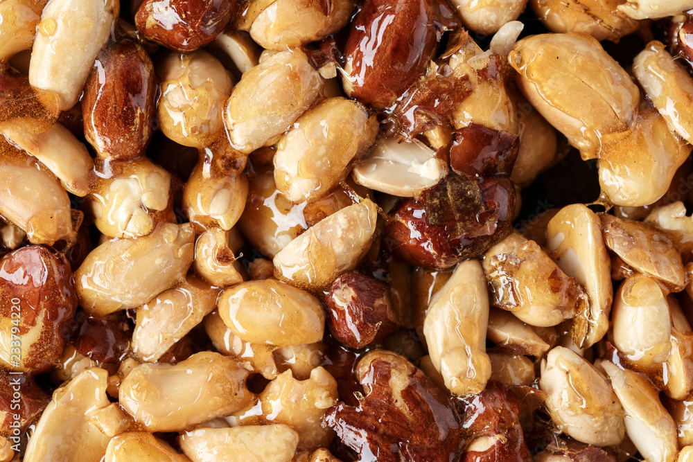 peanut with caramel background peanut with caramel background