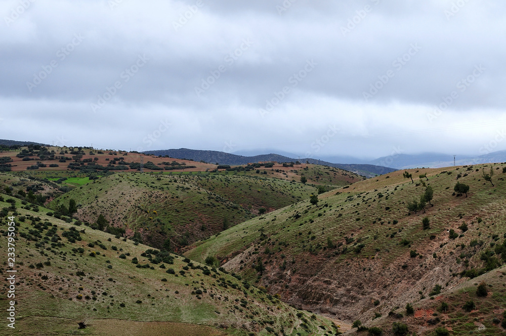 northern foothills of atlas mountains