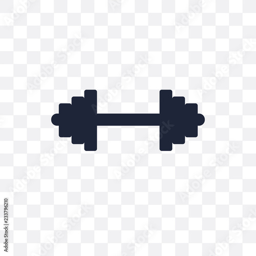 Weights transparent icon. Weights symbol design from Gym and fitness collection.