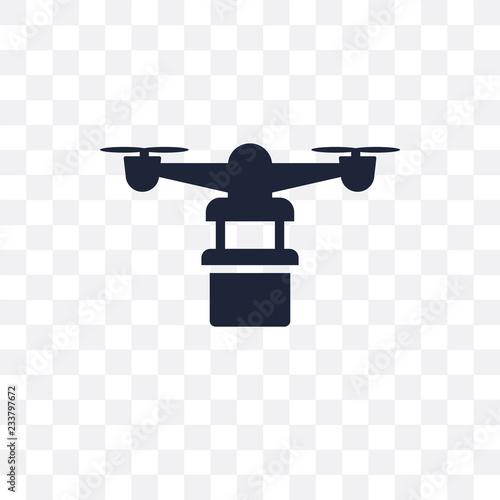 Hover transport transparent icon. Hover transport symbol design from Future technology collection. Simple element vector illustration. Can be used in web and mobile.