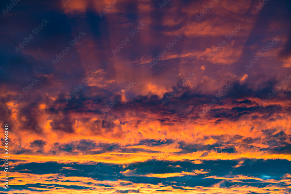  Colorful fantastic  sky